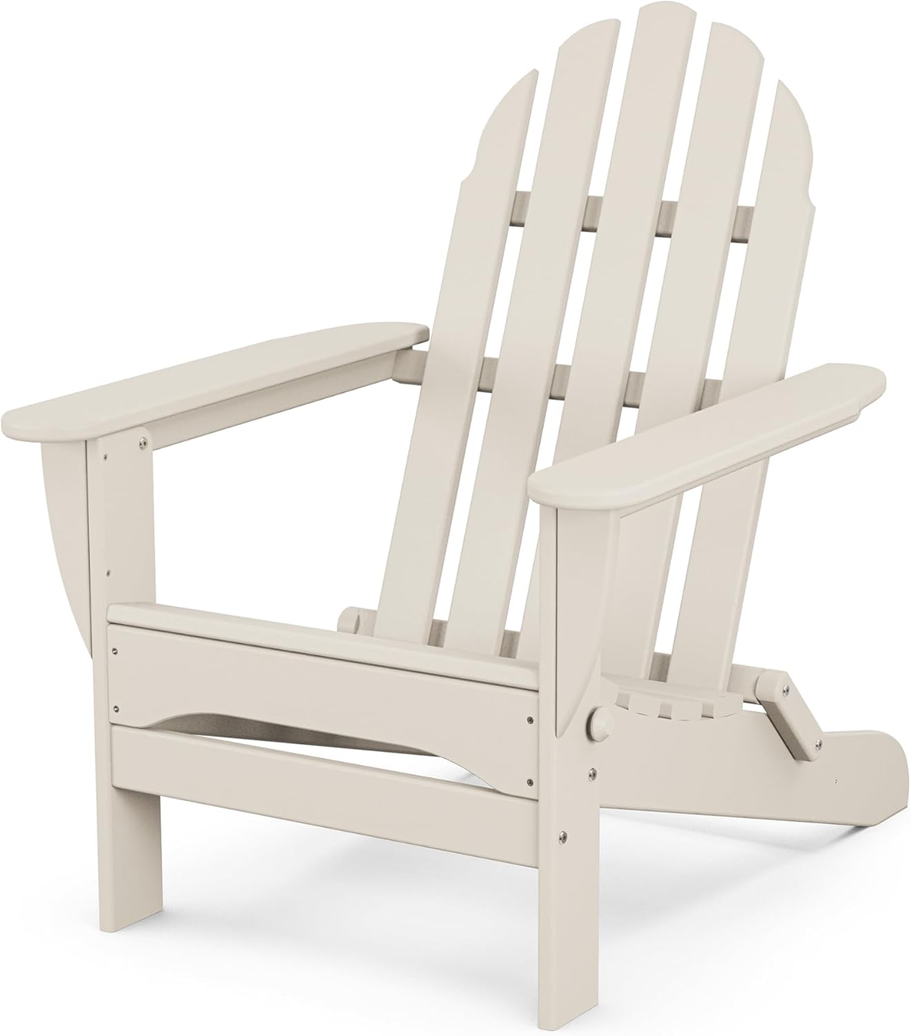 POLYWOOD AD5030SA Classic Folding Adirondack, Sand, 35.00" x 29" x 35.00"