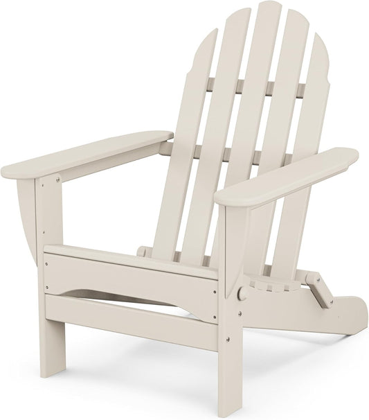 POLYWOOD AD5030SA Classic Folding Adirondack, Sand, 35.00" x 29" x 35.00"