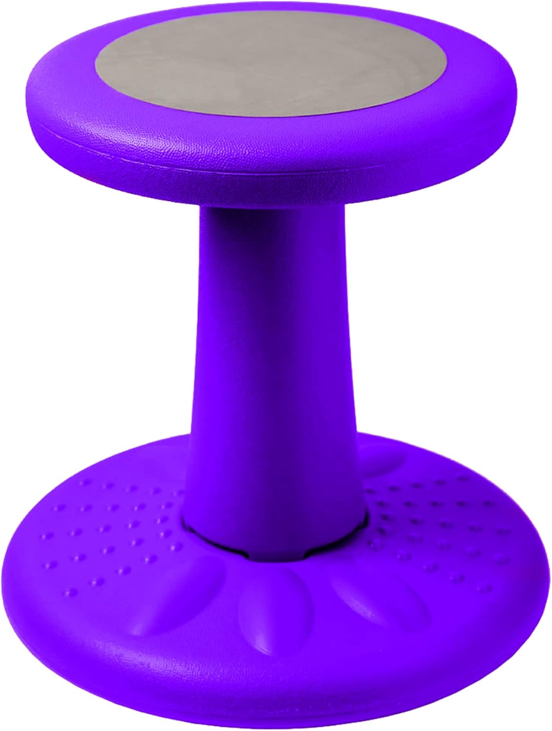 ActiveChairs Kids Wobble Stool, Flexible Preschool & Elementary Classroom Seating, Improves Focus & Posture. ADHD/ADD Wiggle Chair, [Kids Active Fidget Chairs], 14" Stool, Ages 3-7, Purple
