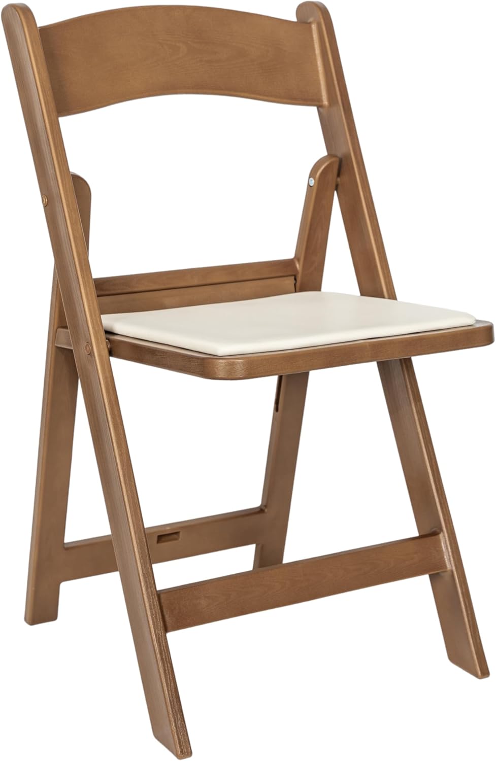 Flash Furniture Hercules Folding Resin – 800LB Weight Capacity Event Chair, Set of 1, Chestnut