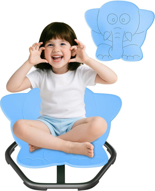 21" L × 19" W Spinning Chair for Autistic Kids, Sensory Toys for Kids with Autism, Sit and Spin, Toddlers & ADHD Children, Sensory Products Swivel Chair