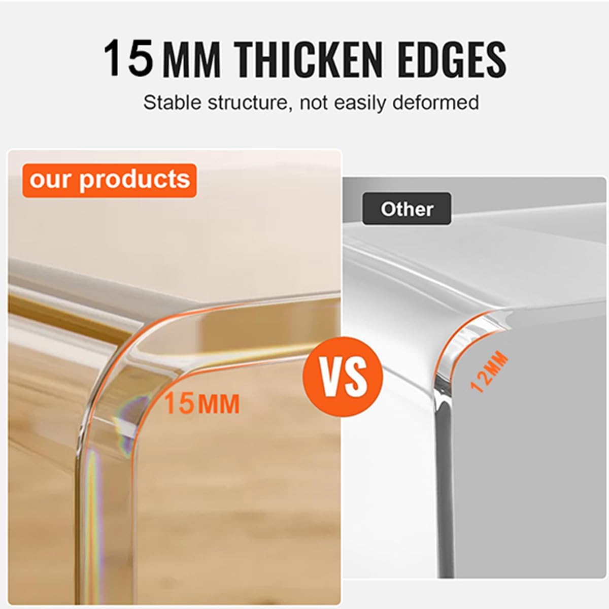 Acrylic 24" Small Table-Multipurpose Modern Furniture for Use as Lap desks, Acrylic Side Table or End Table in Living Rooms, Bedrooms and Offices