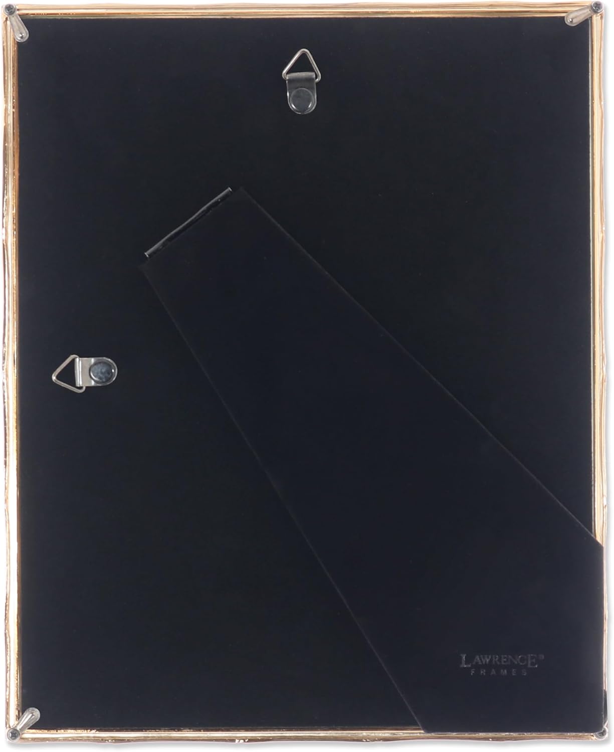 Lawrence Frames Bamboo Design Metal Frame, 8x10, Matted 5x7, Gold