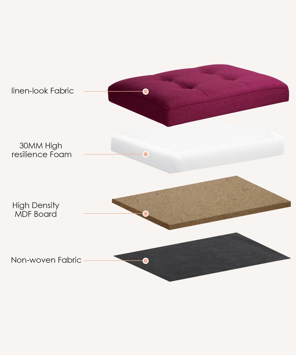 Ottoman Storage Ottoman Foot Rest Stool Foldable Bench with Storage Student Dormitory Bedroom and Entryway 17 X 13 X 13