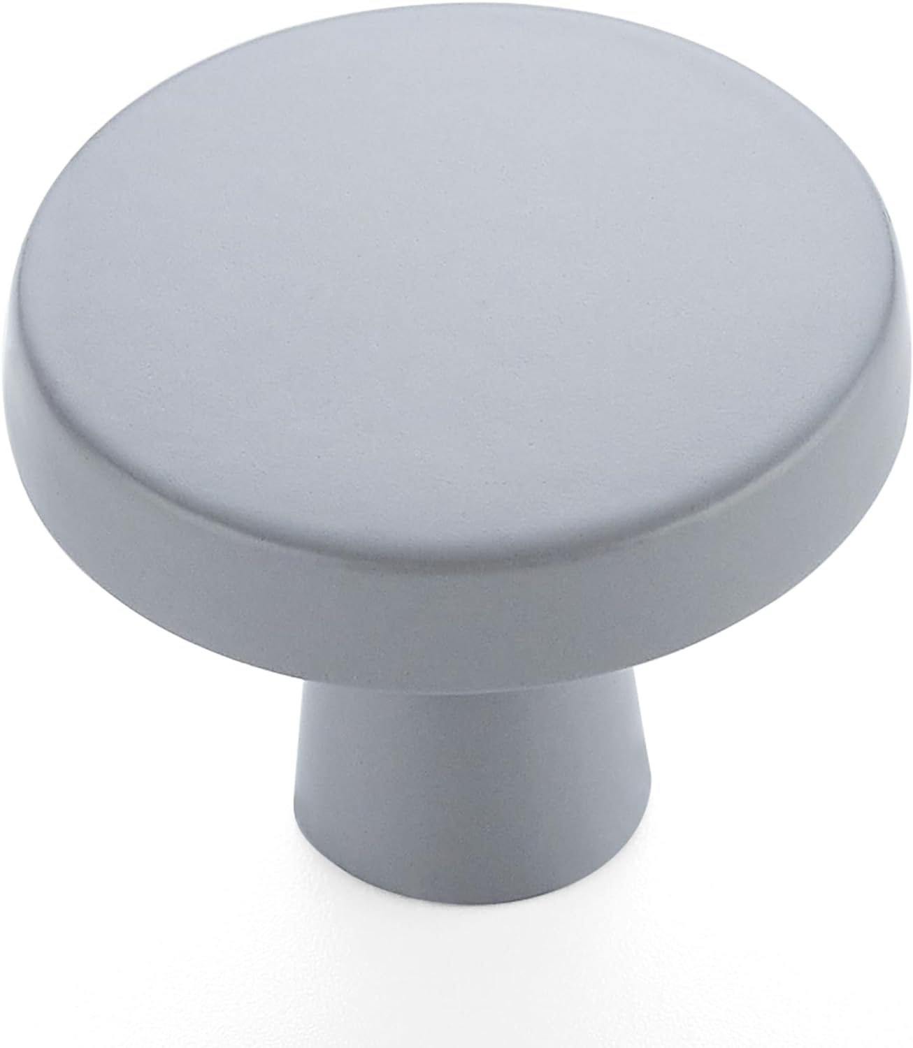 Ravinte 25 Pack Drawer Pulls 1-1/4 Inch Kitchen Cabinet Knobs Solid Round Dresser Drawer Knobs Grey Dresser Knobs Drawer Knobs Simple Cabinet Hardware for Cupboard Drawer Pulls