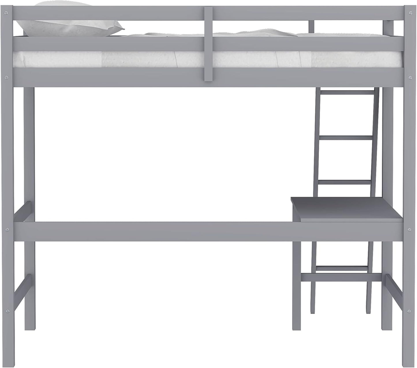 Hillsdale Furniture Caspian Twin Loft Bed, Gray
