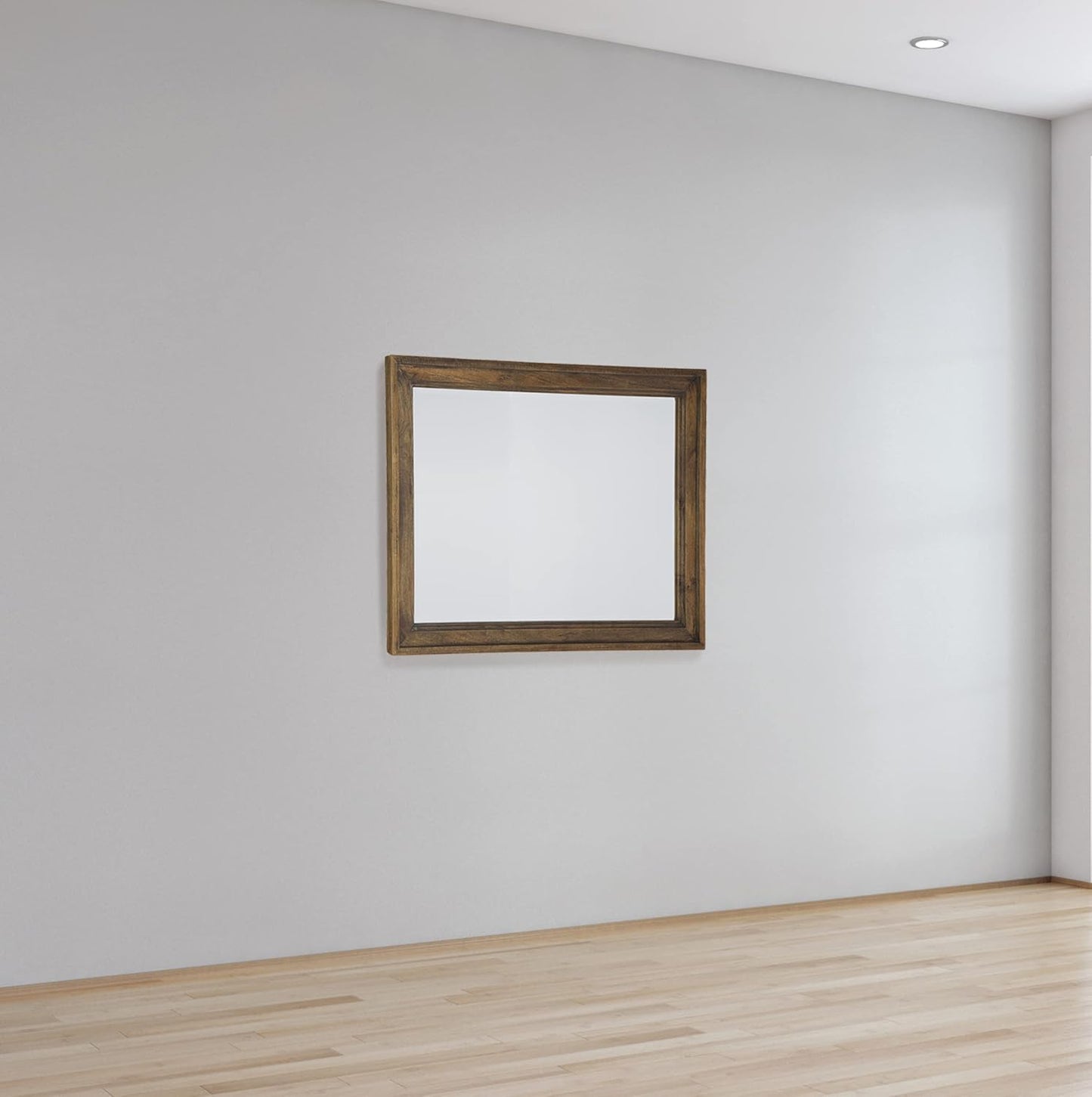 Hekman Furniture Bedford Park Rectangular Mirror – Wooden Frame, Beveled Glass Rectangular Wall Mirror, Solid Wood, Vintage Decorative Accent for Bathroom, Bedroom, Living Room, Antique Home Decor