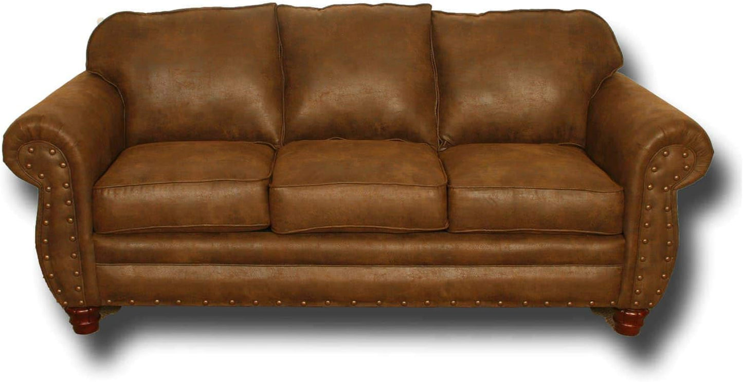 American Furniture Classics Sedona 4-Piece Microfiber Sofa Set in Brown