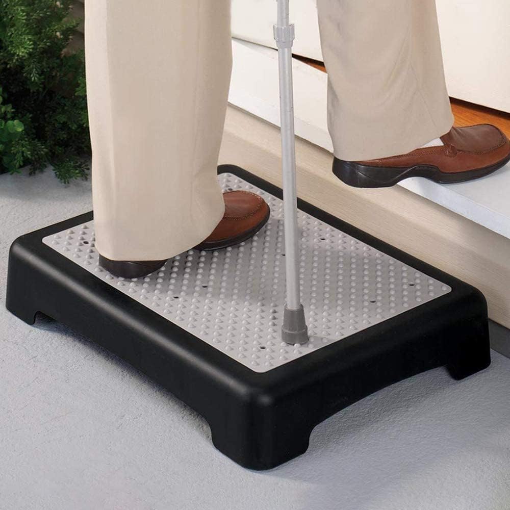 Platform Safety Step - Non-Slip Indoor and Outdoor Large Size Mobility Stool, Portable Riser, Anti-Fall Safety Platform for The Elderly, High Rise Stairs