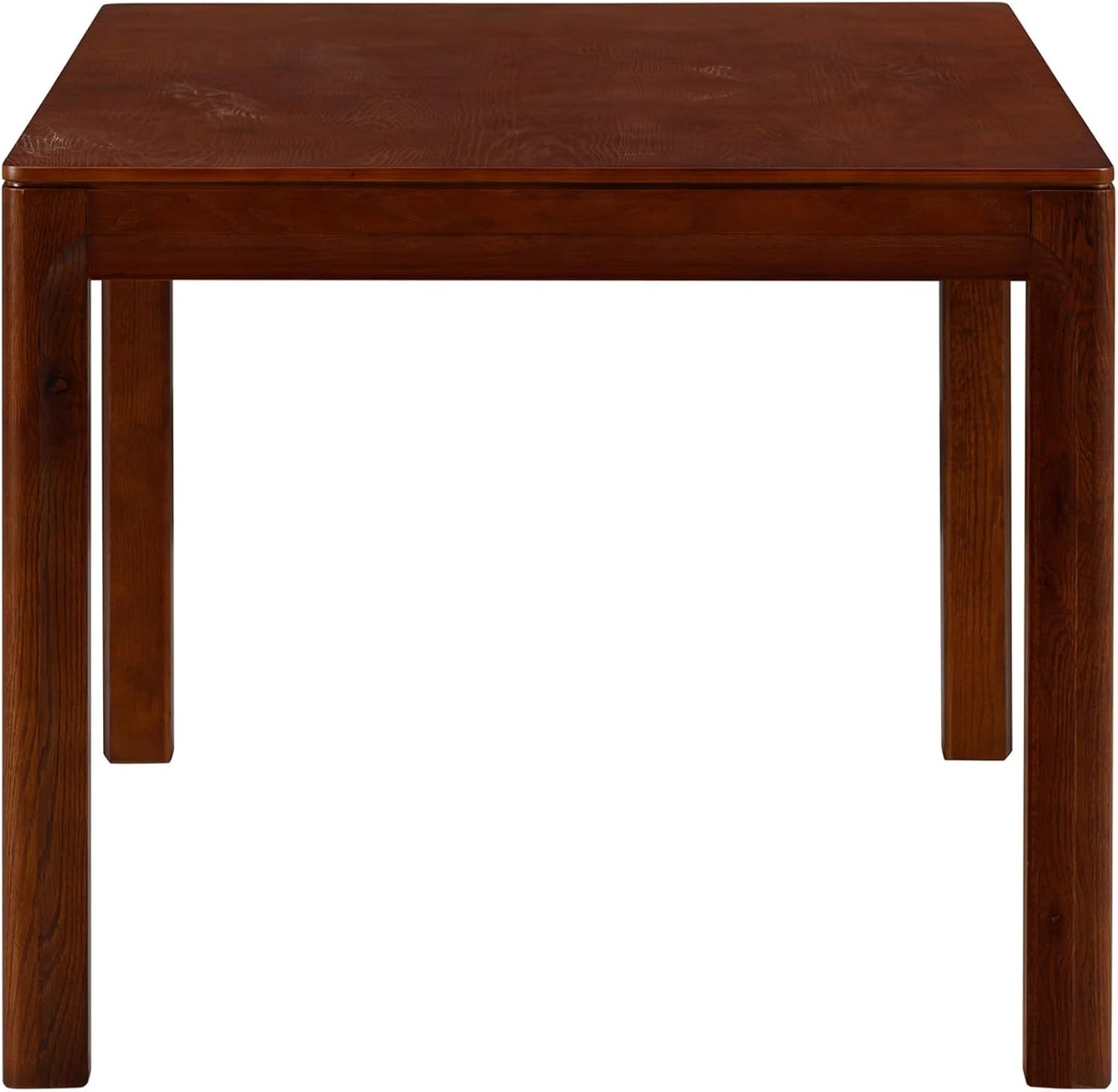 NTC Flow 55 Inch Modern Design, Rectangular Dinner Table for Dining Room, Living Room Furniture, Effortless Assembly, Dark Walnut