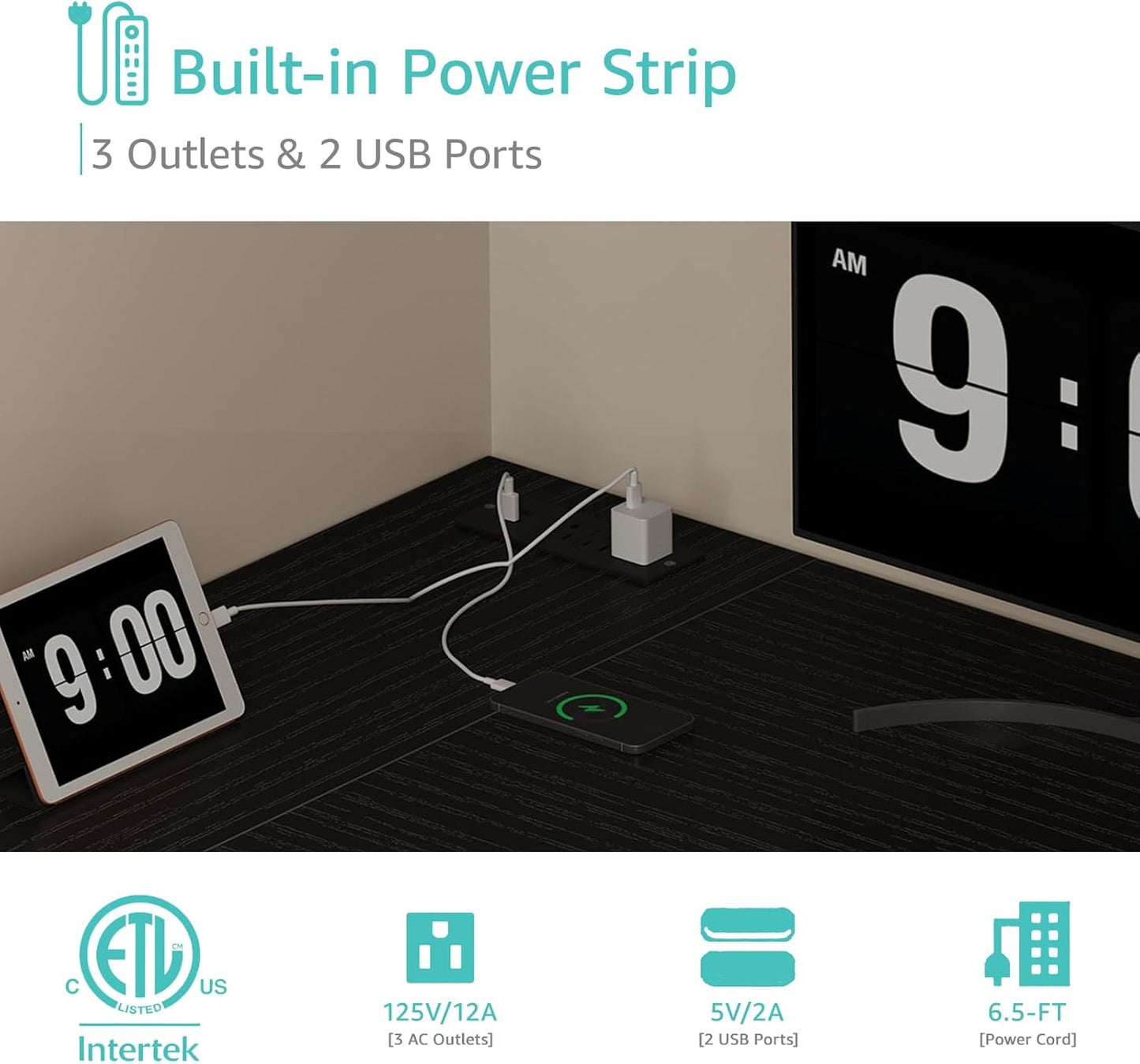 Lufeiya L Shaped Gaming Desk with Drawers & Storage Shelves, 63 Inch Corner Computer Desk with Power Outlet for Home Office Bedroom, L-Shaped Teen PC Desks with Fabric Drawer, Black