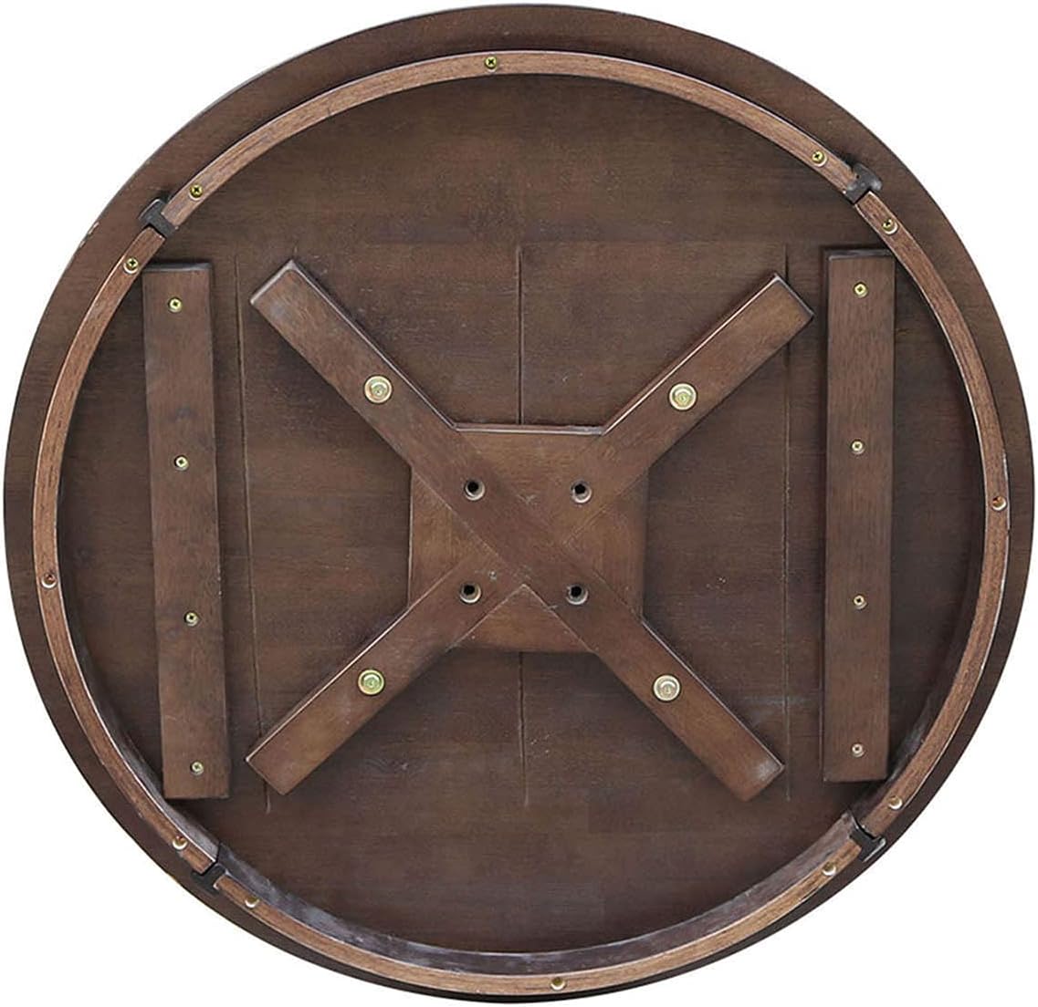 IC International Concepts 30" Round Top Pedestal Table, Bar Height-40.9", Rich Mocha