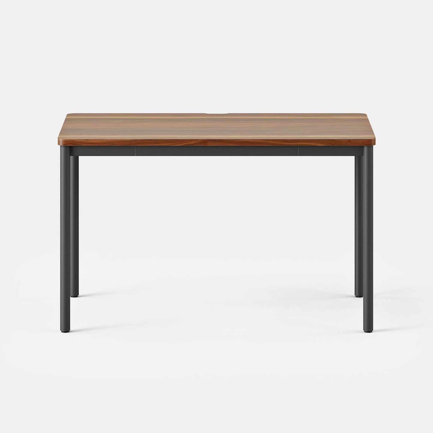 Branch Daily Desk - Functional at Home Office Desk with Effortless Assembly, Timeless Design, Rounded Corners, and Built-in Cable Notch - 36” W x 28.5” H x 24” D - Walnut Work Table