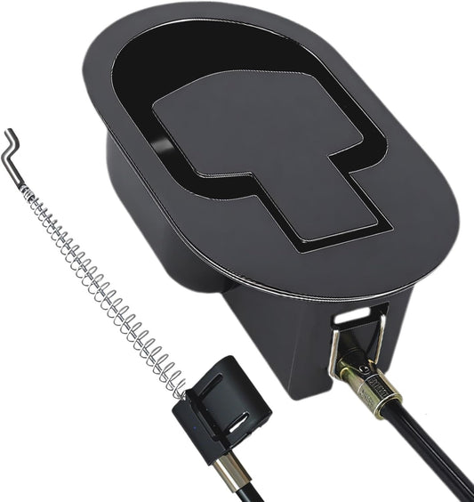 Universal Metal Recliner Handle Replacement Part with Cable, Cable Working Thread 4.7”, Compatible with Major Sofa/Couch/Chair