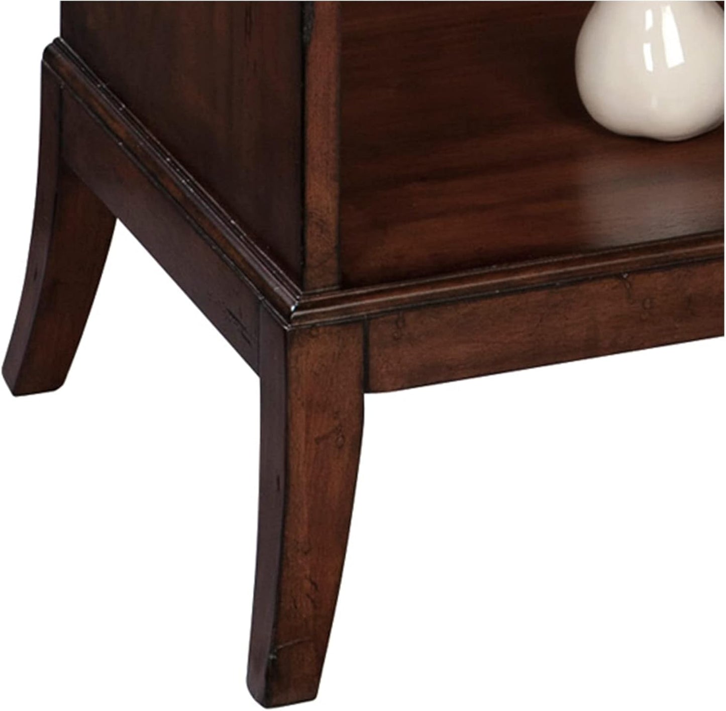 Hekman Special Reserve Wooden Bookcase - 4-Tier Wooden Bookshelf, Solid Wood Bookcase for Book Organizer, Book Storage, Tall Narrow Bookshelf for Home Office, Kids Room, and Living Room Furniture