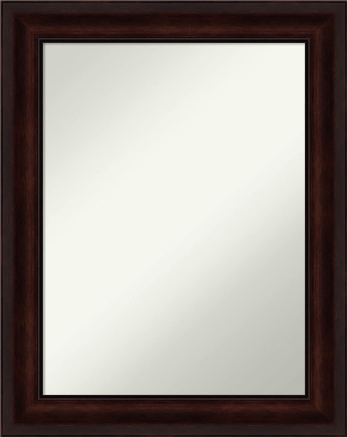 Amanti Art Silver Bathroom Mirror for Over Sink, 28x22 Classic Honey Silver Rectangle Vanity Mirror, Medium Casual Frame, Hangs Horizonally and Vertically, Bathroom Wall Decor, Non-Beveled Edge