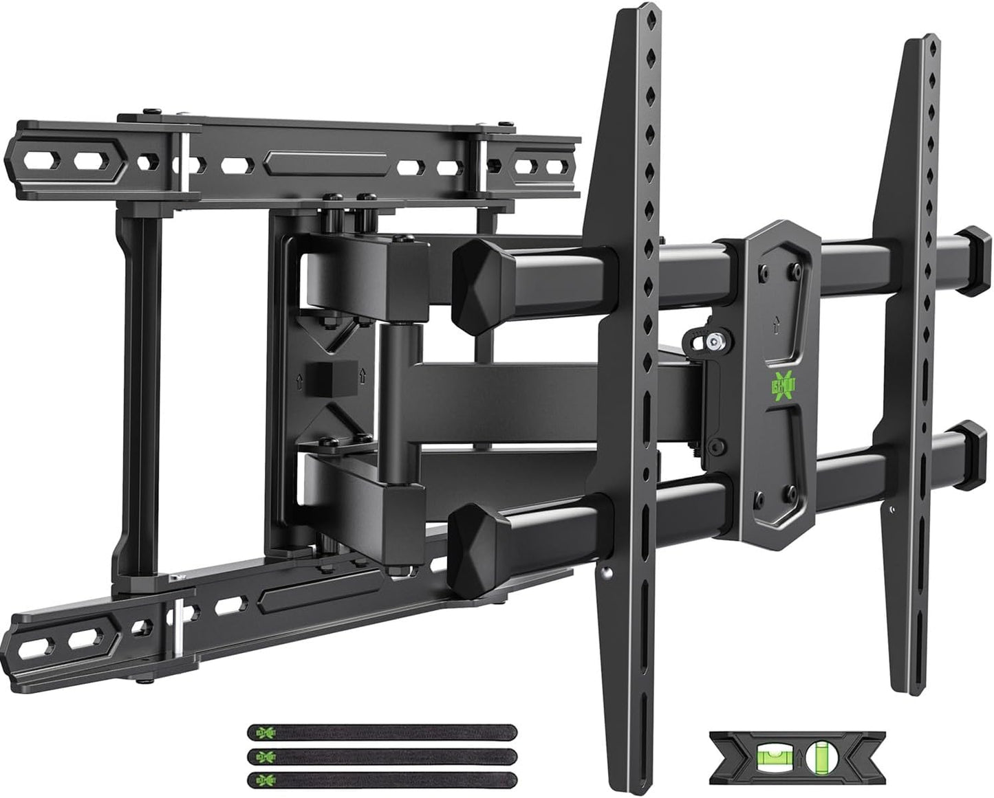 USX MOUNT UL Listed TV Wall Mount for 42"-84" TVs up to 110lbs and 8"-24" Wood Studs, TV Mount with Tilt, Swivel & Extension, Wall Mounts Bracket with Dual Articulating Arms, Max VESA 600x400mm