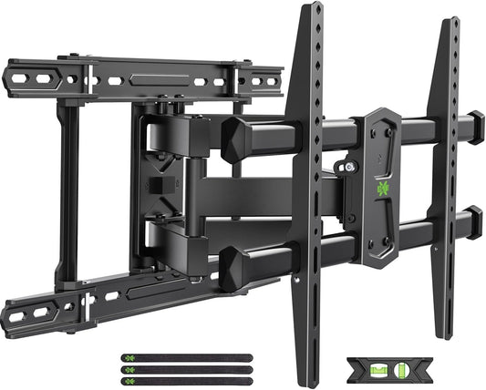 USX MOUNT UL Listed TV Wall Mount for 42"-84" TVs up to 110lbs and 8"-24" Wood Studs, TV Mount with Tilt, Swivel & Extension, Wall Mounts Bracket with Dual Articulating Arms, Max VESA 600x400mm