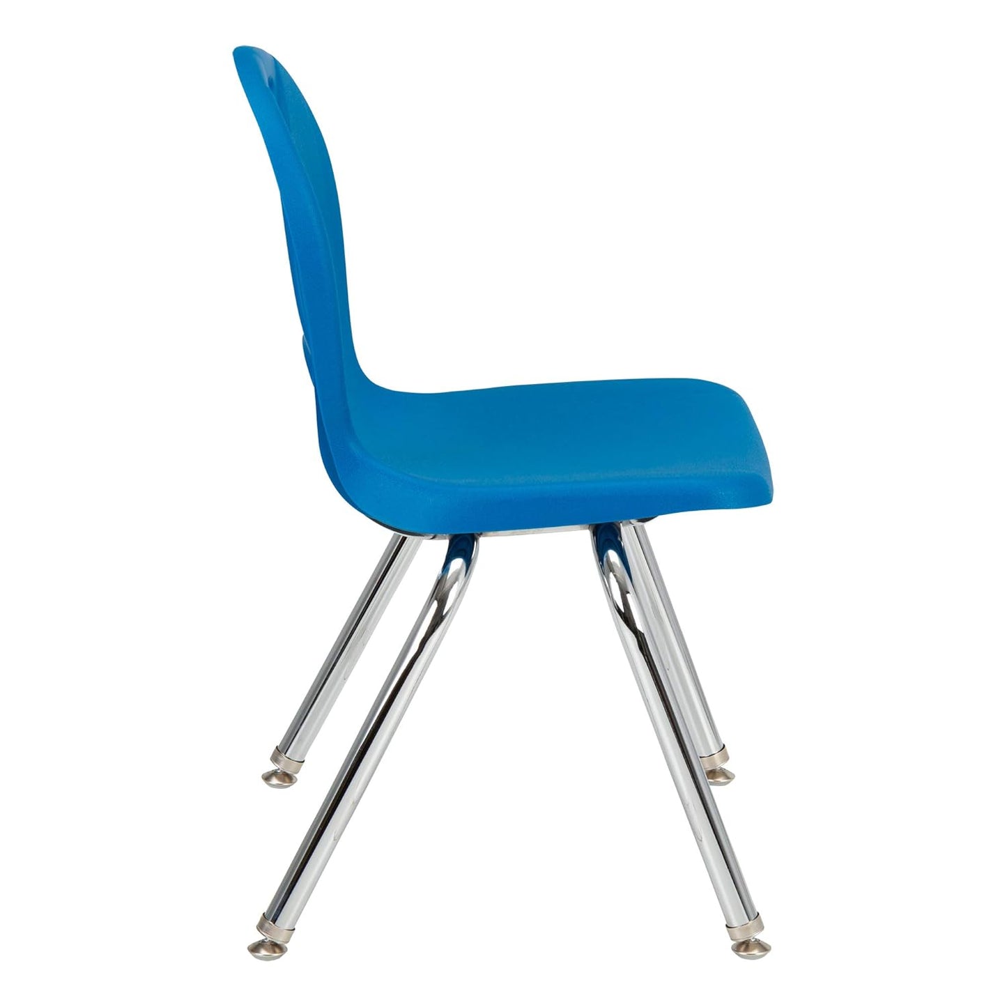 Learniture LNT-114-CSW-BB Learniture Structure Series School Chairs for Classroom, 14" Seat Height, Brilliant Blue, Pack of 4