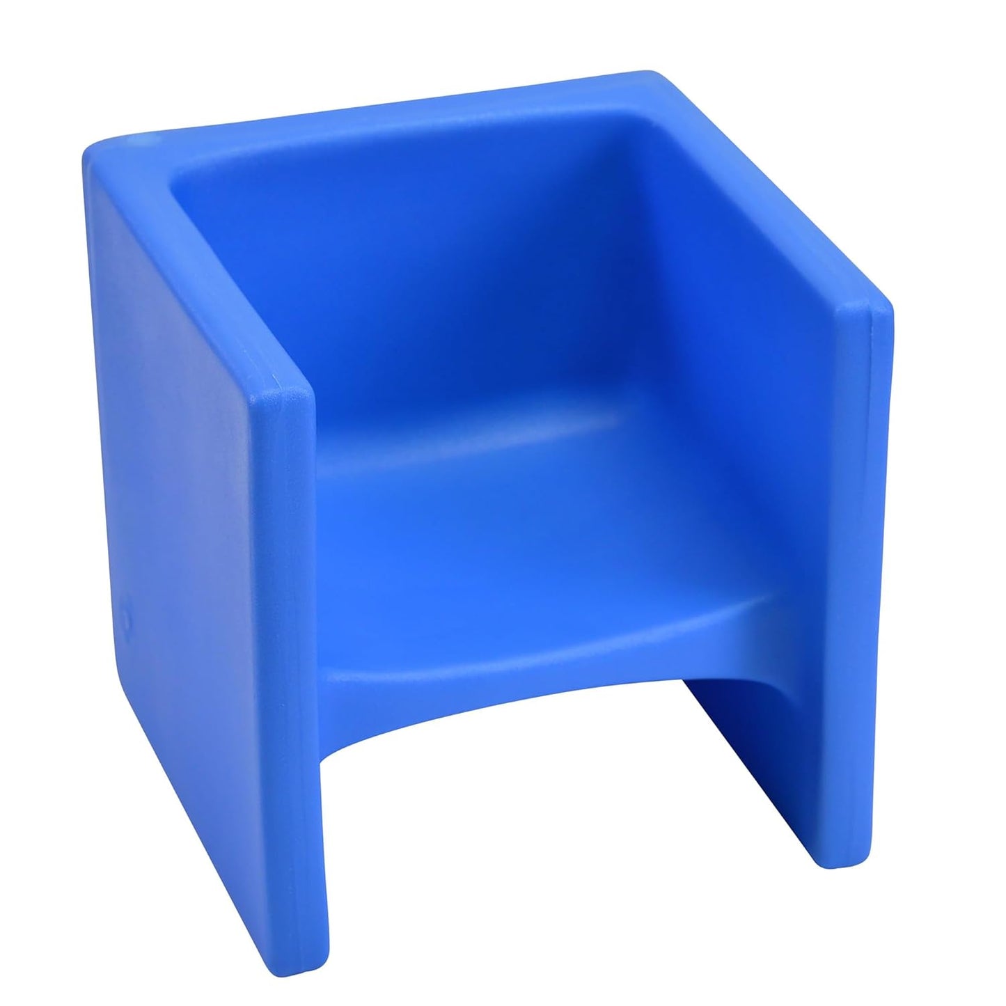 Children's Factory 3-in-1 Cube Chair for Kids, Flexible Seating Classroom Furniture, 1-Pack, Blue