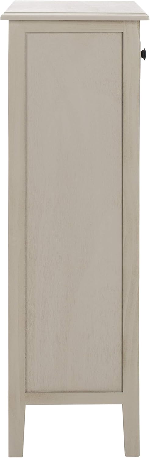 Safavieh Home Michaela Coastal Vintage Grey 4-drawer Side Table