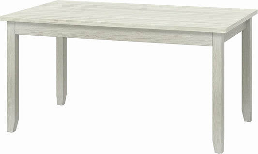Solid Wood Dining Table, Part of Dining Table Set- Mix and Match Table, Chair, and Bench Sold Separately for Dining Room, Kitchen, Grey