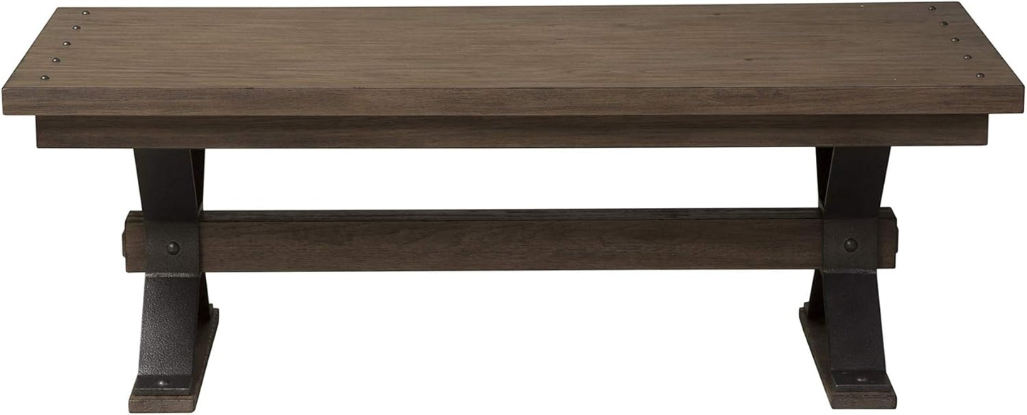 Liberty Furniture Industries Sonoma Road Rectangular Cocktail Table, W52 x D26 x H18, Light Brown