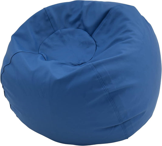 Children's Factory 26" Kids Bean Bag Chairs, Flexible Seating Classroom Furniture, Beanbag Ideal for Boy/Girl Toddler Daycare or Playroom, Deep Water (CF610-035)