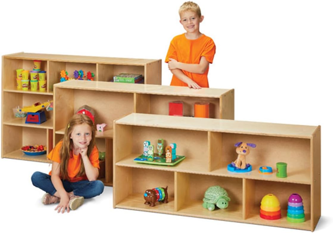 Young Time Jonti-Craft 7020YT Super-Sized Storage Unit, 12" Depth, Birch - Wood