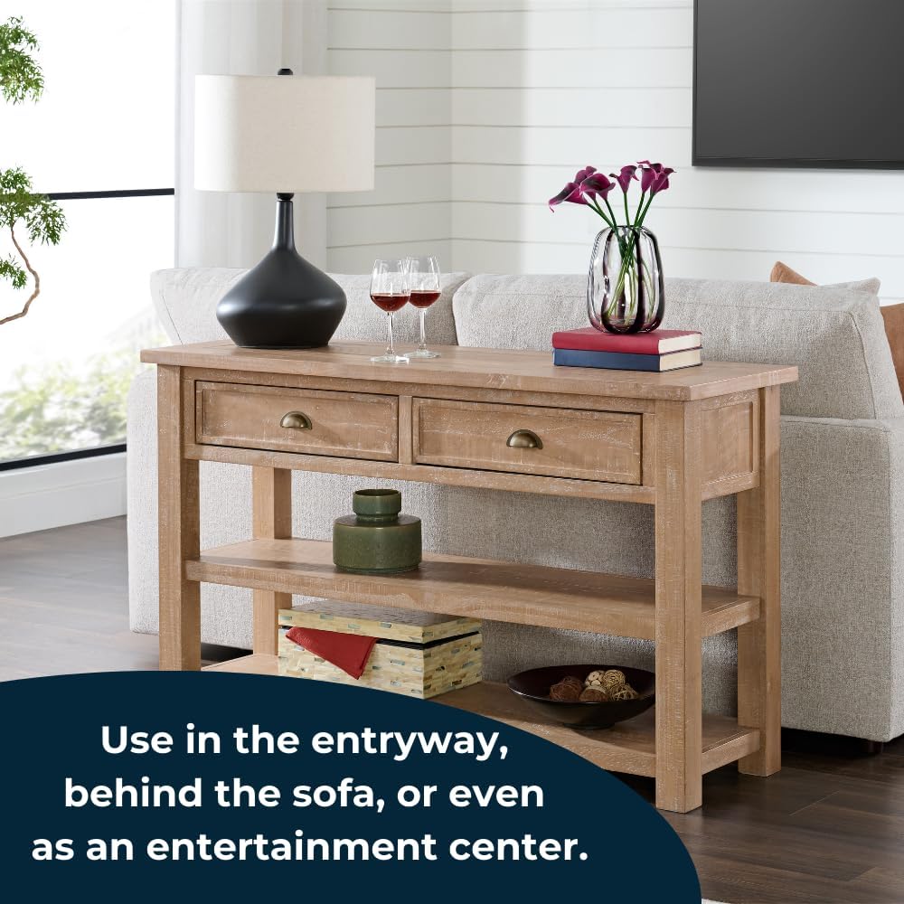 Martin Svensson Home Monterey Sofa Console Table, Driftwood