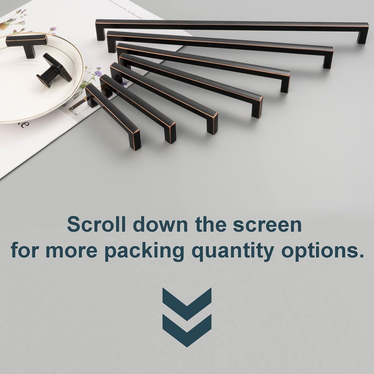 KOOFIZO Oil Rubbed Bronze Cabinet Pulls Bronze Cabinet Handles, 10 Pack 3 Inch Rubbed Bronze Hardware for Kitchen Cabinets Drawer Dresser 1816 Cupboard Bedroom Bathroom Vanity