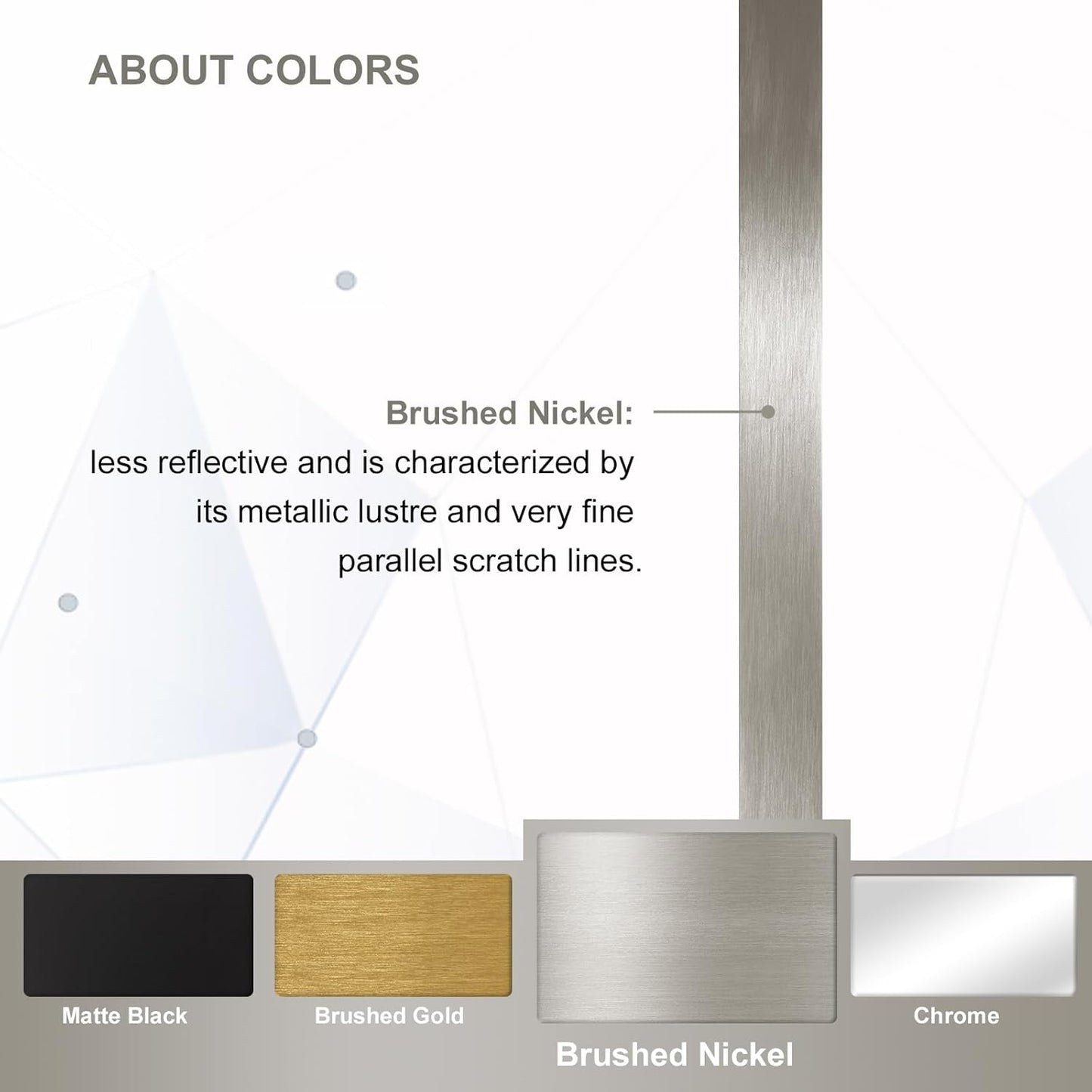 ANDY STAR Brushed Nickel Mirror 24x36 Inch, Scalloped Bathroom Mirror, Silver Vanity Mirror in Anti-Rust Stainless Steel Metal Thin Frame Deep 1’’, Wall-Mounted Mirror (Horizontal/Vertical)