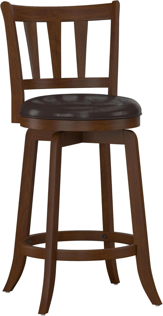 Hillsdale Presque Isle Swivel Stool, Counter Height, Cherry