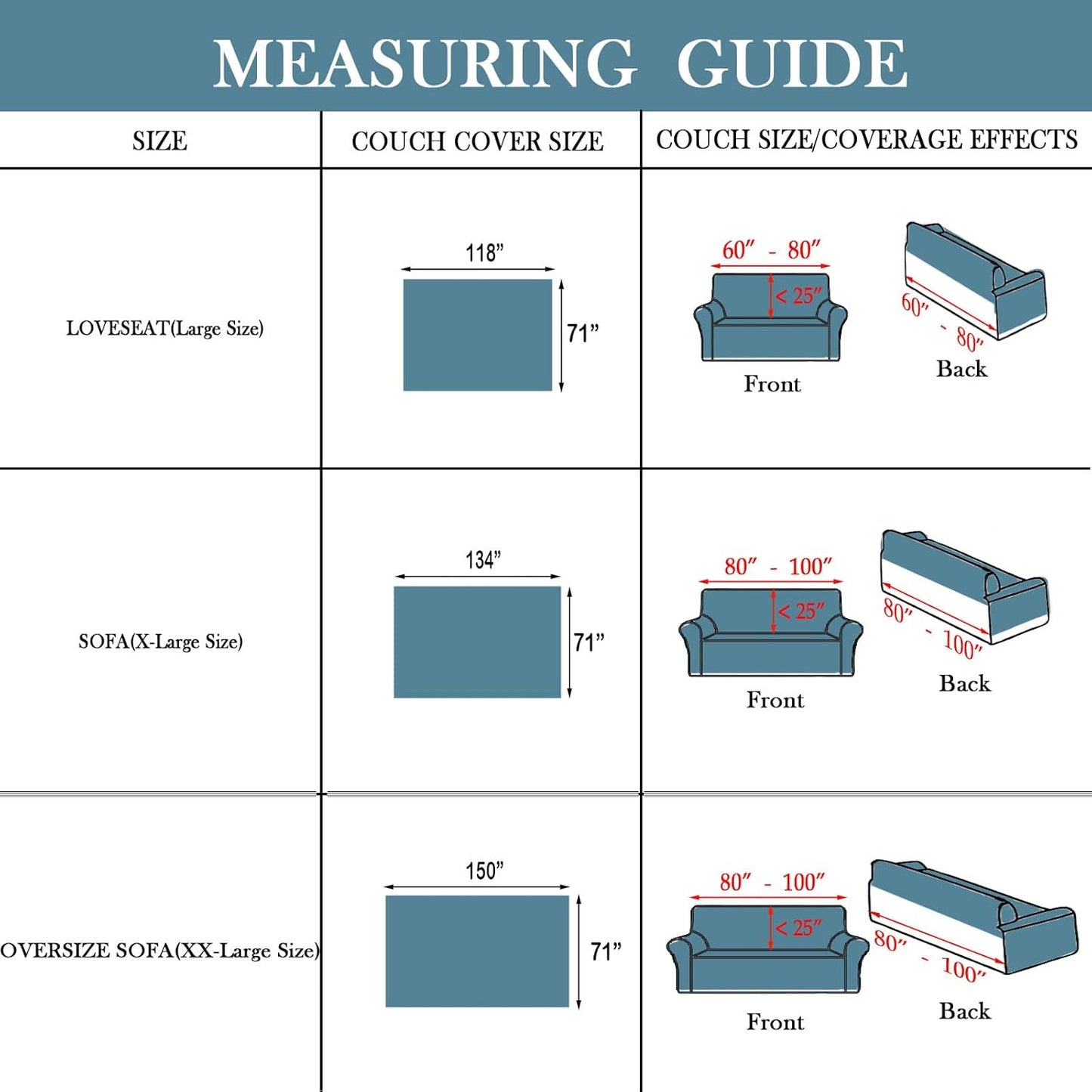 HANDONTIME Turquoise Couch Protector for Dogs Boho Tassel Blue Couch Cover Farmhouse Sofa Covers Aztec Tribal Couch Covers for 3 Cushion Couch Sofa Universal Sofa Slipcover for Home décor, 71" X134"