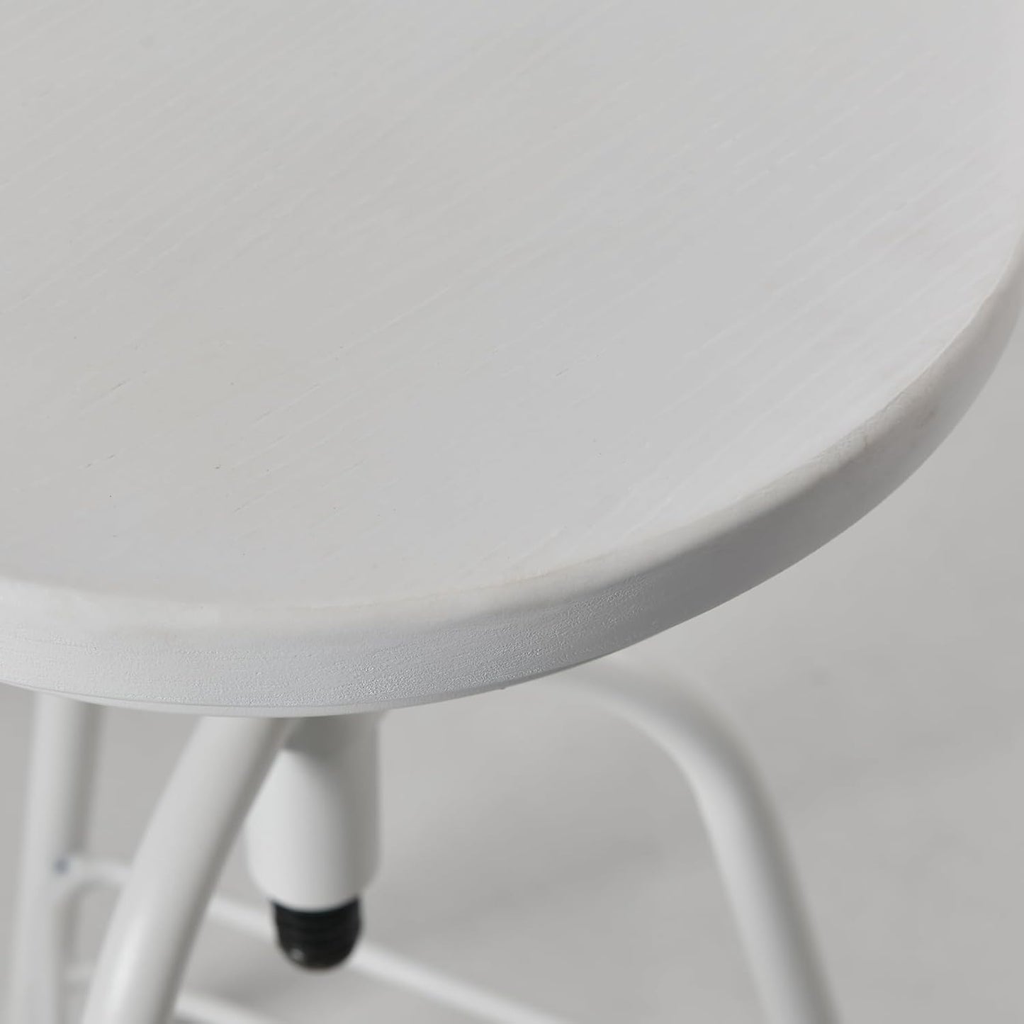 Modern Bar Stools Industrial Set of 2 Bar Stool Stool Farmhouse Kitchen Dining Chairs Swivel Wooden Top Rustic Shop Stools 24.4-28.3inch Height Adjustable