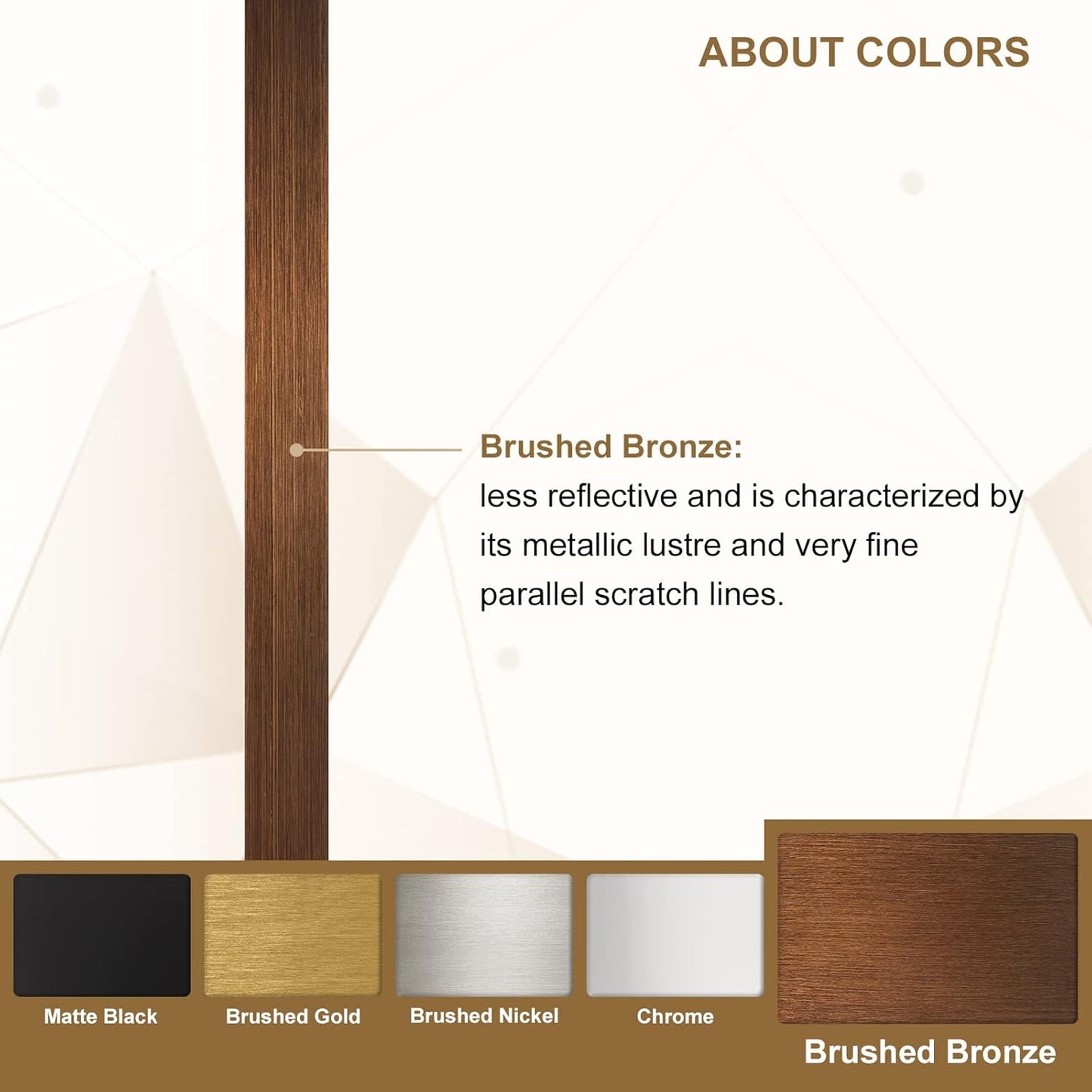 ANDY STAR Bronze Mirror for Wall, 20x28 Rounded Rectangle Farmhouse Mirror, Brushed Bronze Bathroom Mirror for Wall, Modern Vanity Mirror in Metal Frame Hang Vertically or Horizontally