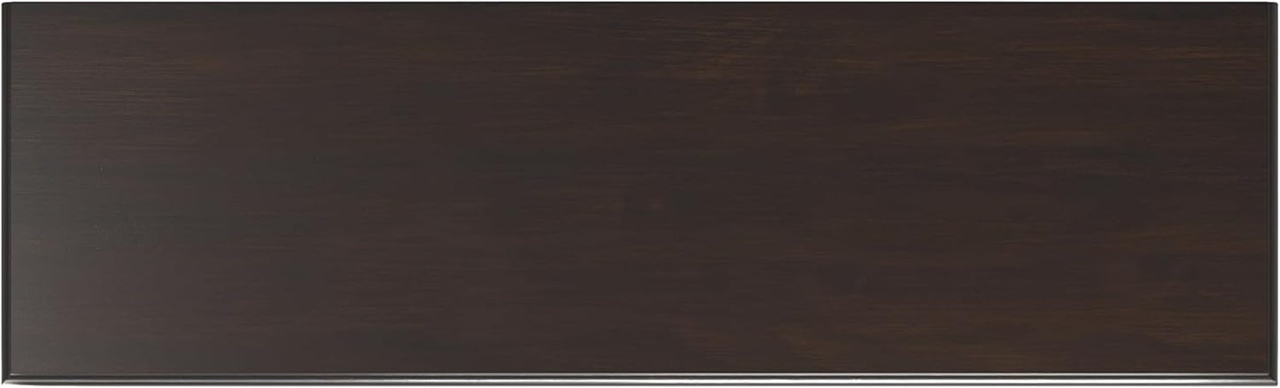 SIMPLIHOME Connaught Buffet - 60 inch Wide Solid Wood 3-Door Sideboard Buffet in Chestnut Brown, Traditional Storage Cabinet for Dining Room or Kitchen with Adjustable Shelves and Classic Molding