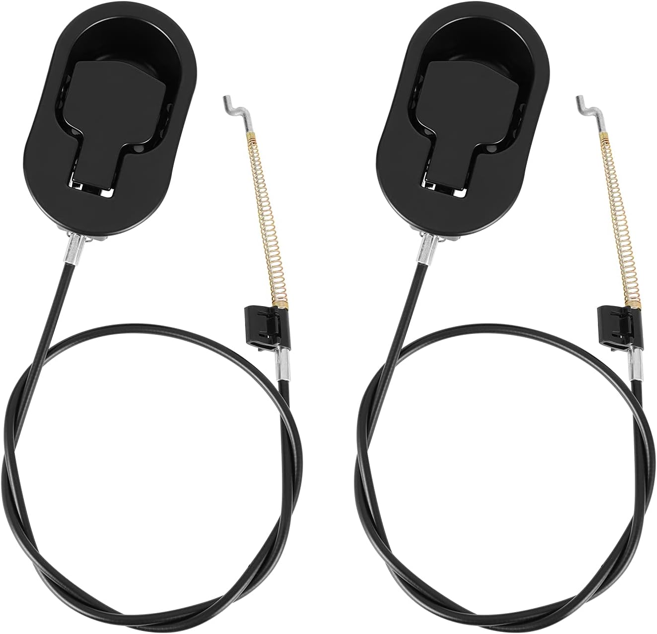 Nonley Heavy-Duty Metal Recliner Pull Handle Replacement with Cable, Universal Recliner Release Couch Handle Fits Most Major Chair Furniture (Exposed Cable Length 4.9inch)