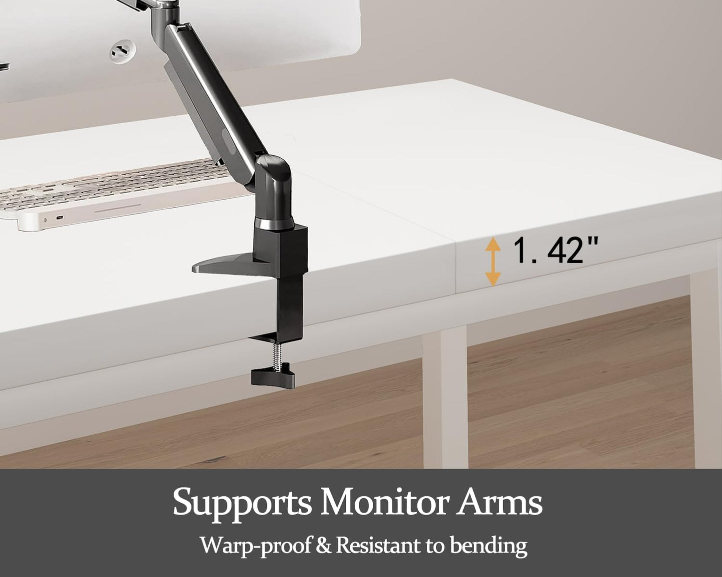 78.7 Inch Large Computer Desk, Long Gaming Table, Modern Two Person Desk Large Executive Office Desk, Double Table at Home, Perfect for Work, Gaming, Studying, and Writing, Etc., White