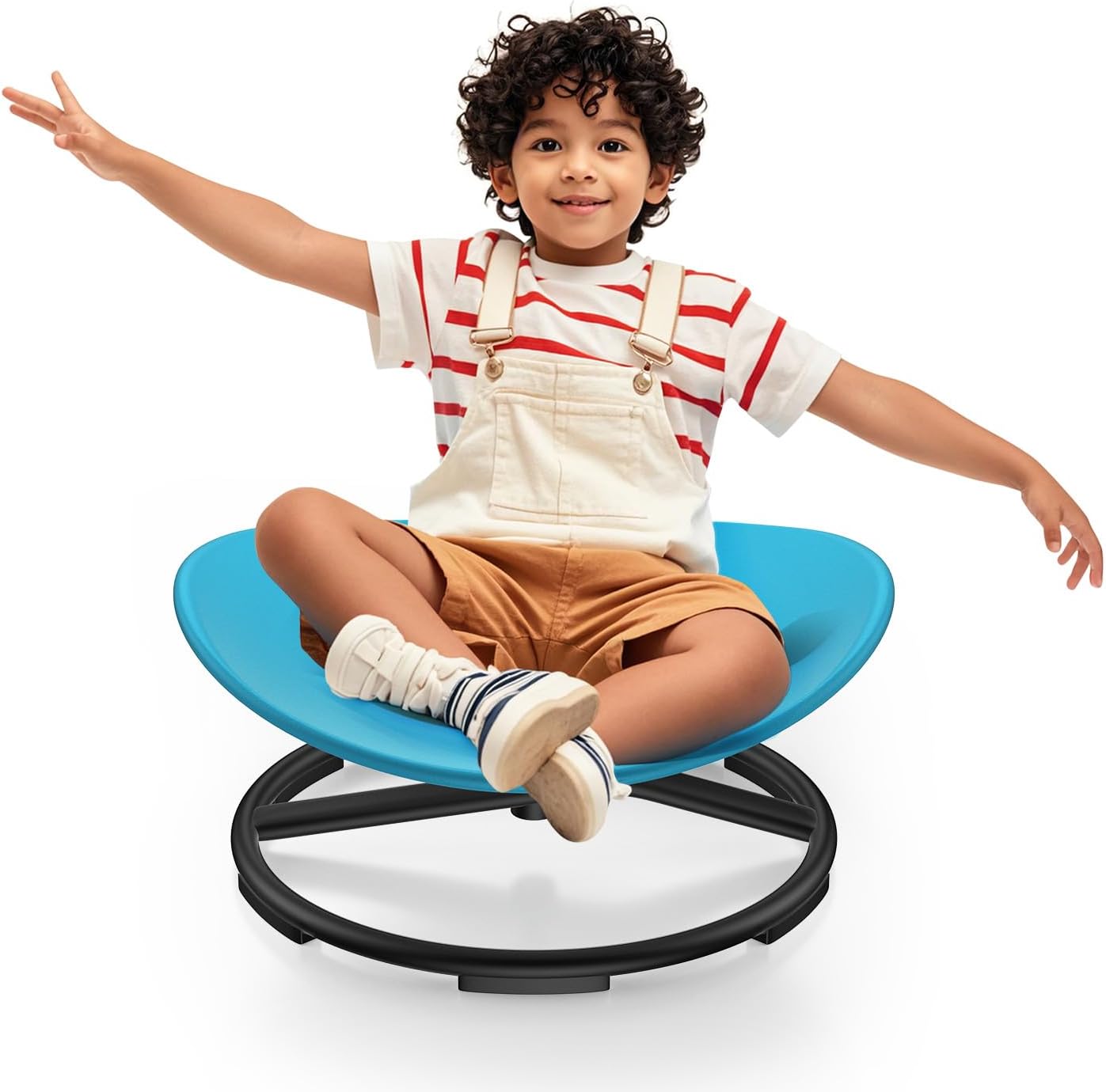 Spinning Chair for Autistic Kids, Sensory Chair for Autistic Children, Training Body Coordination, No Assembly Required, Sensory Swivel Chairs for Kids with Non-Slip Design