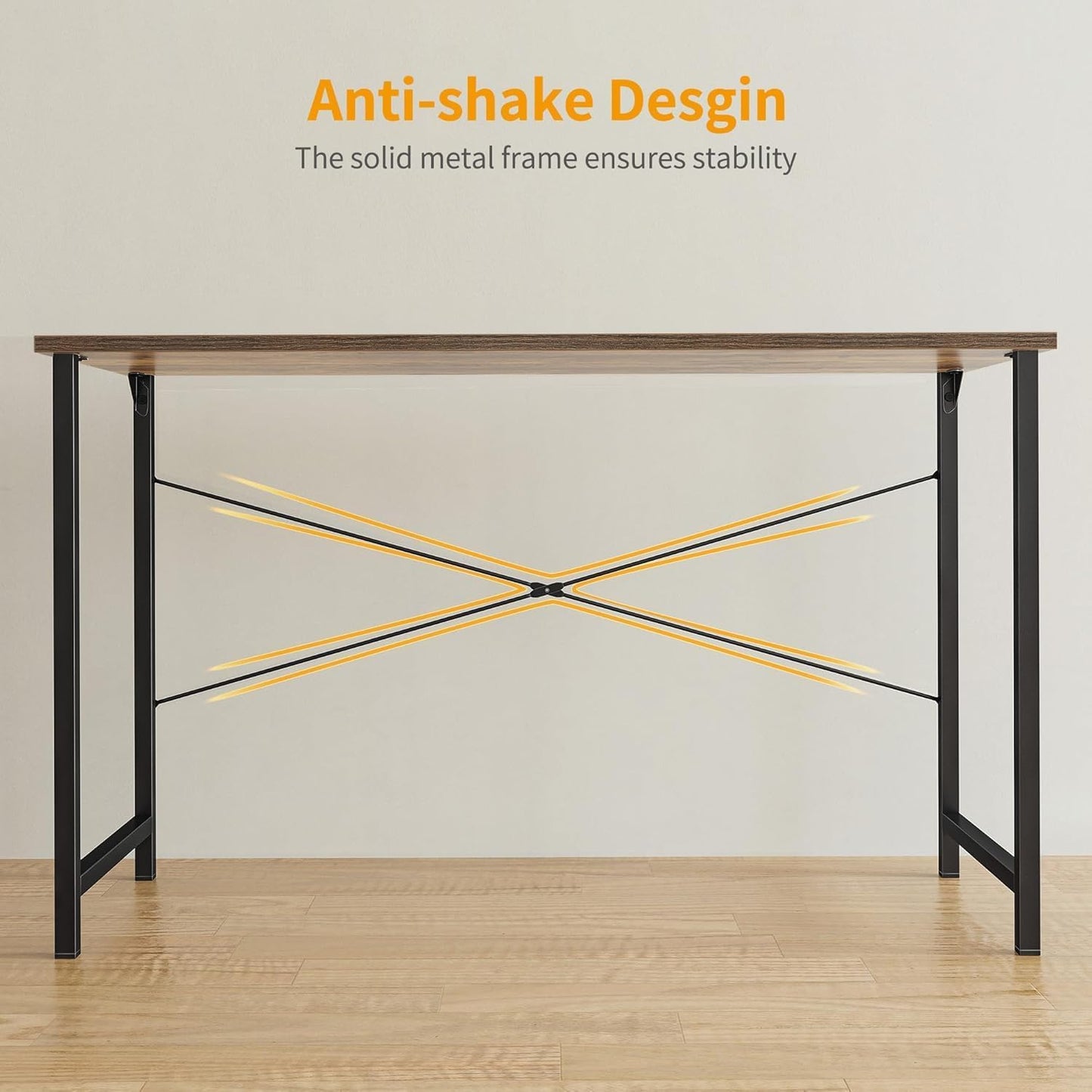 Cubiker Small Computer Desk, 32 inch Home Office Kids Desk for Bedroom and Small Spaces, Modern Simple Cheap Table for Studying, Writing, Working, Vintage Brown