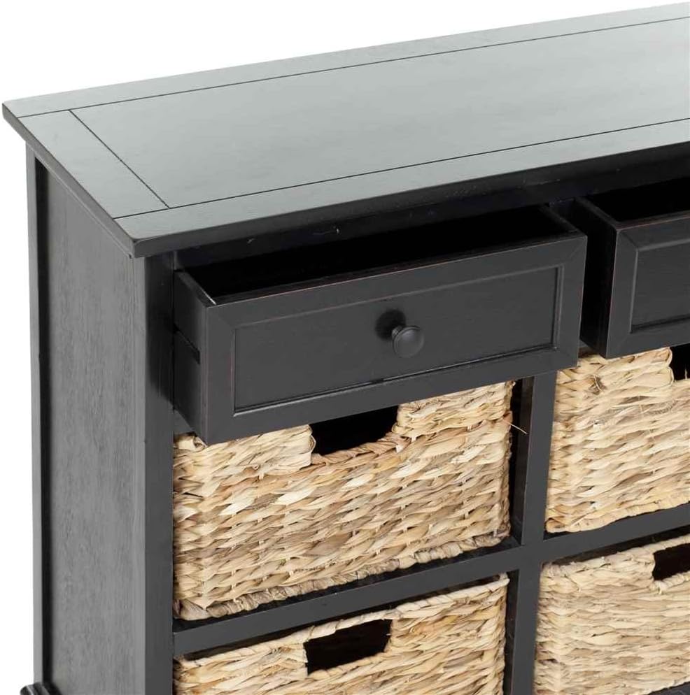 SAFAVIEH American Homes Collection Herman Vintage Black Storage Unit