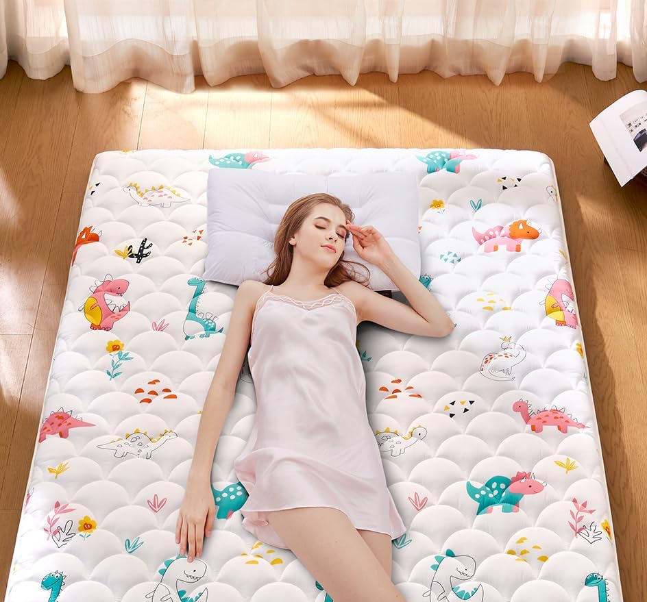 Premium Foam Japanese Floor Mattress Futon Mattress,100% High Density Comfortable Foam,Thicken Tatami Mat Sleeping Pad,Portable Kids Adults Sleeping Mats for Guest Room, Dormitory