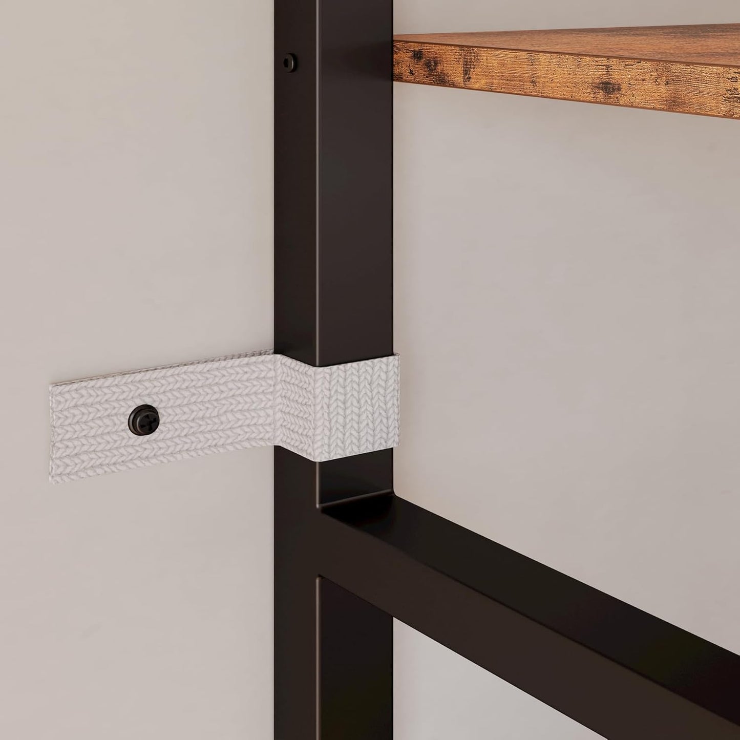 IRONCK Bookshelves 6 Tiers Triple Wide Industrial Bookshelf, Large Etagere Bookshelf Open Display Shelves with Metal Frame for Living Room Bedroom Home Office