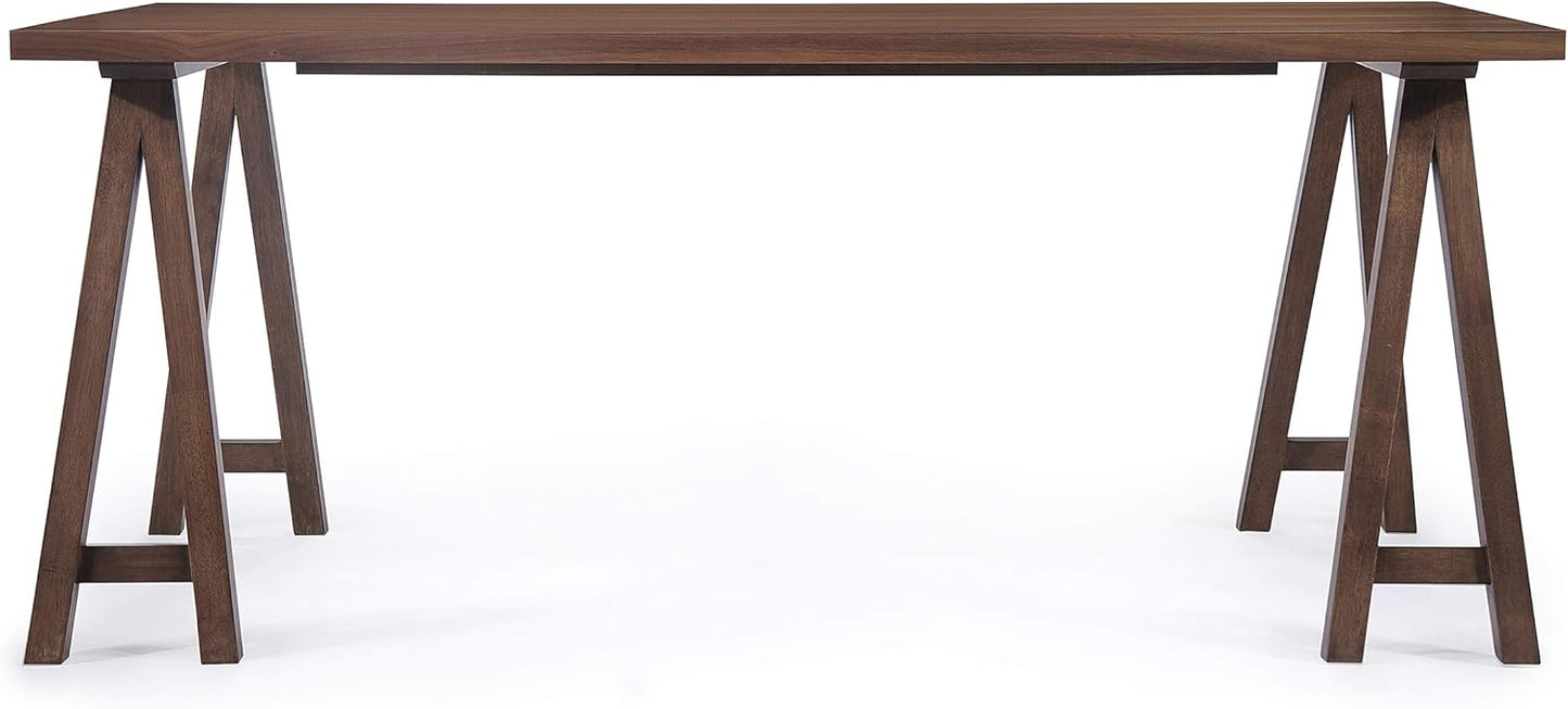 Christopher Knight Home Warren Mid-Century Modern 7 Piece Dining Set with A-Frame Table, Mint and Walnut