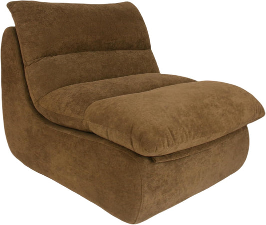 Bean Bag Chair - Memory Foam Bean Bag Chair for Adults, Comfy High-Resilience Single Sofa, Small Space Floor Chair, Chaise Lounge for Living Room, Bedroom (Dark Green, Cushions)