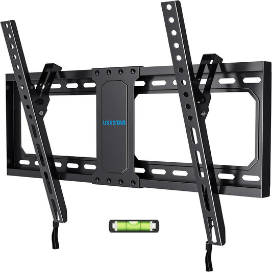 Tilt TV Wall Mount Fits 16-24" Studs, Holds 37-82" TVs up to 132 lbs, Max VESA 600x400mm - by USX STAR