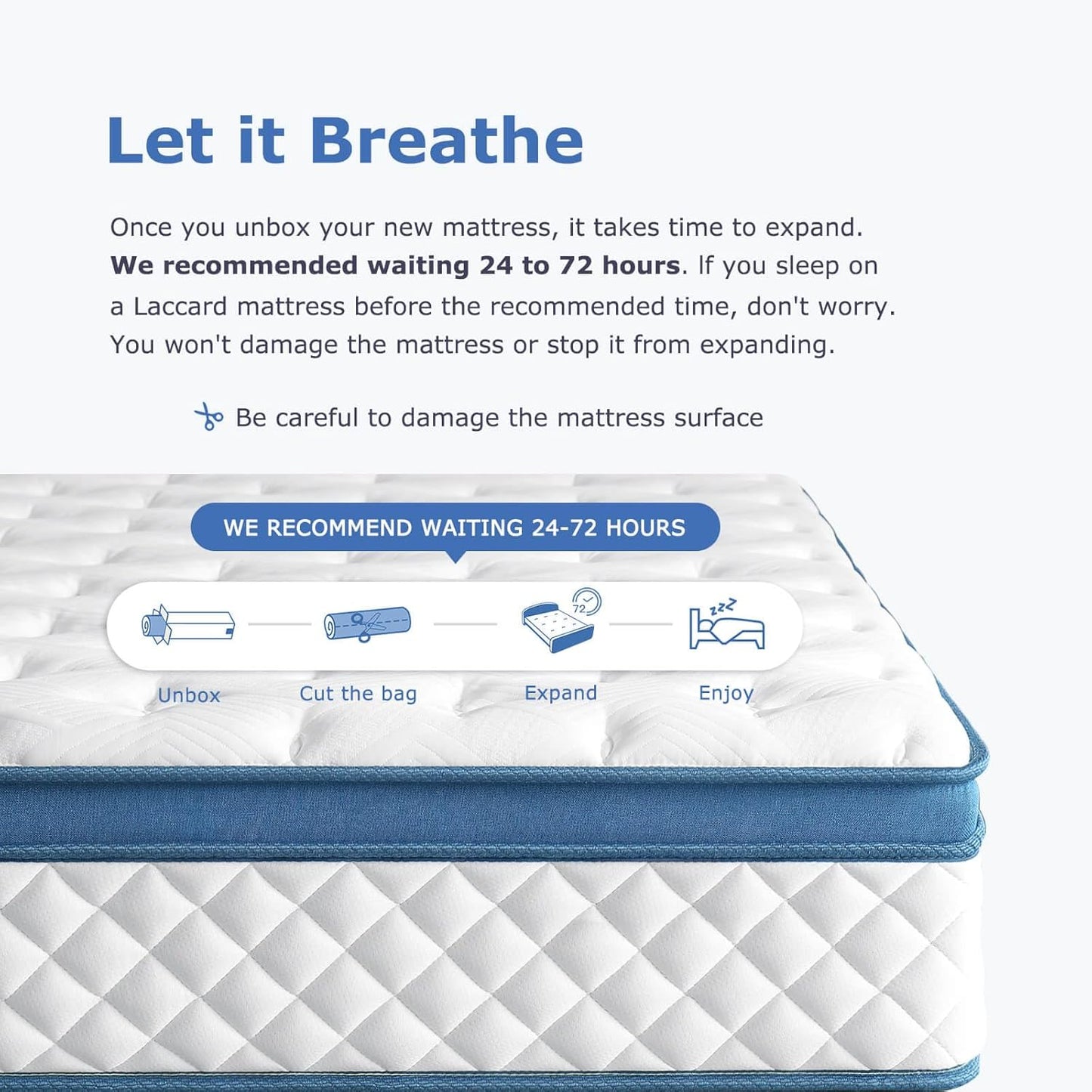 Queen Mattress, 12 Inch Medium Firm Hybrid for Queen Size Bed, Memory Foam Mattress in a Box for Pressure Relief, Individual Pocket Spring-Motion Isolation with Edge Support, CertiPUR-US