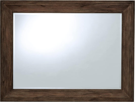 Hekman Furniture Mirror Wooden Finish, Solid Wood & Veneers Material Rectangle Shape Durable Beveled Glass Mirror, Modern Home Decor Best Vanity Mirror for Entryway, Bathroom & Bedroom