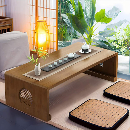 Japanese Table Folding Coffee Table Foldable Floor Table for Living Room,Dining Room,Tea,Tatami,Home Decoration (47.24 * 19.68 * 12.2 INCH)